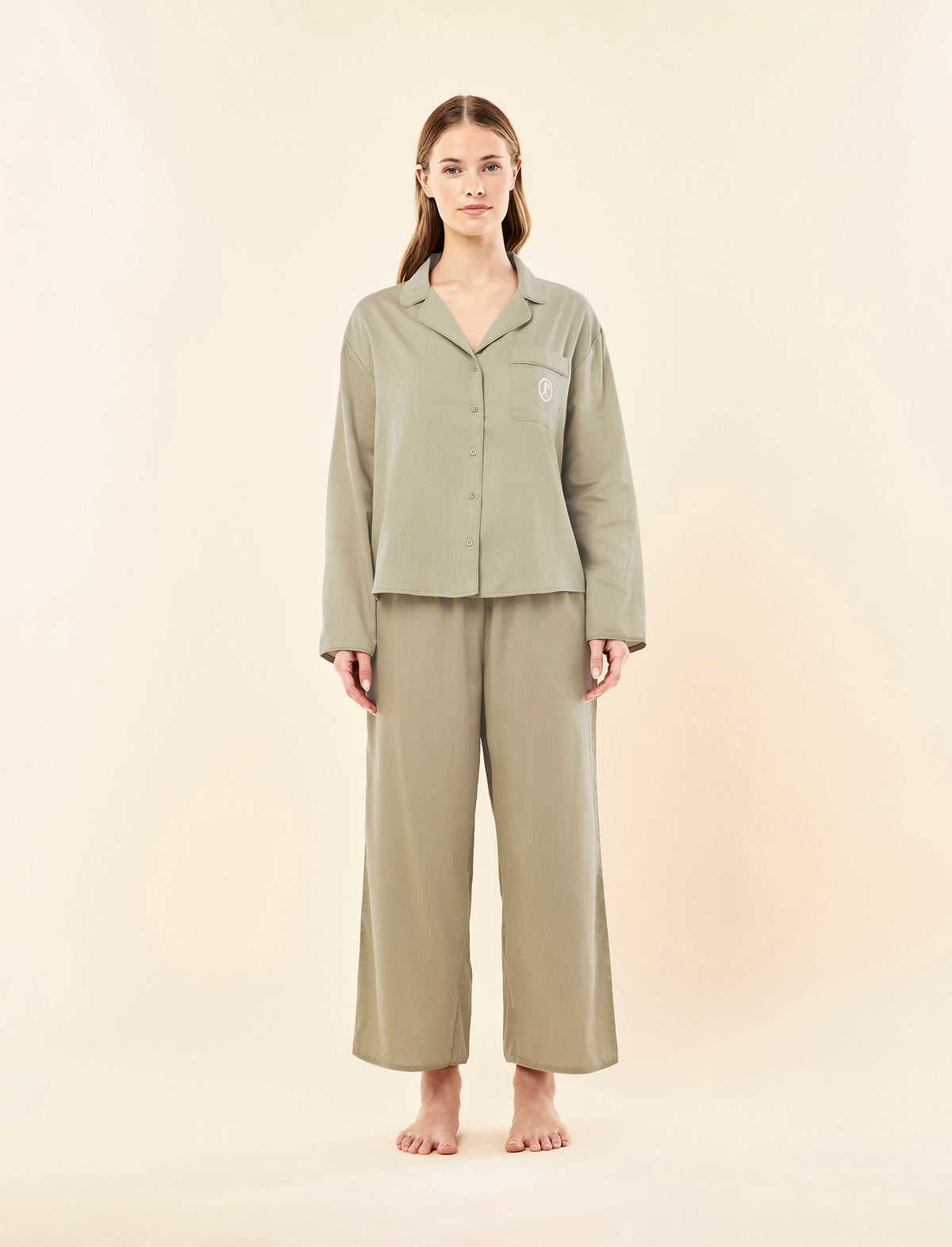 Karen Walker Runaway Girl Crop PJ Set