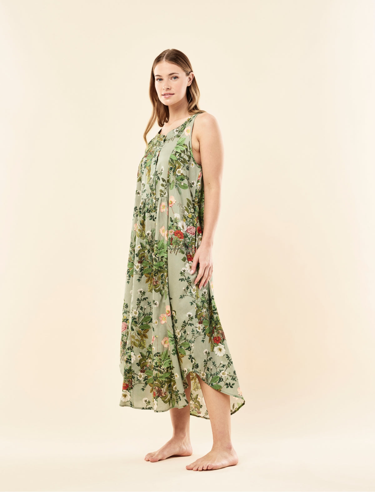 Karen Walker Love Letter Panel Front Nightgown