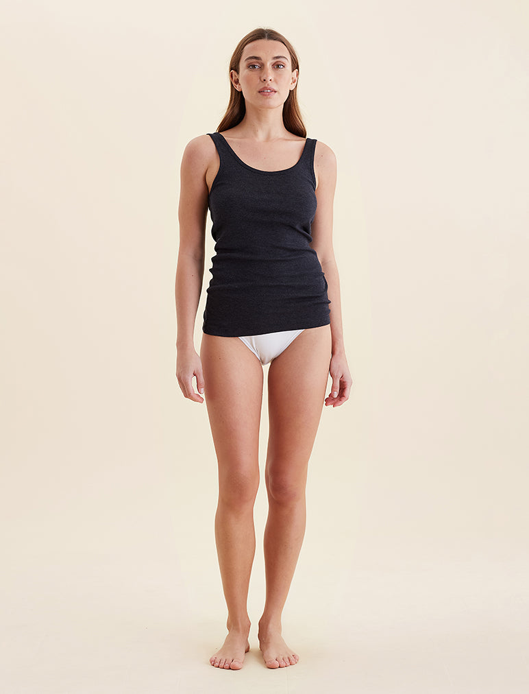 Pia Cotton Modal Singlet