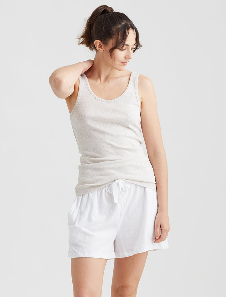 Pia Basic Cotton Modal Singlet – Papinelle Sleepwear US