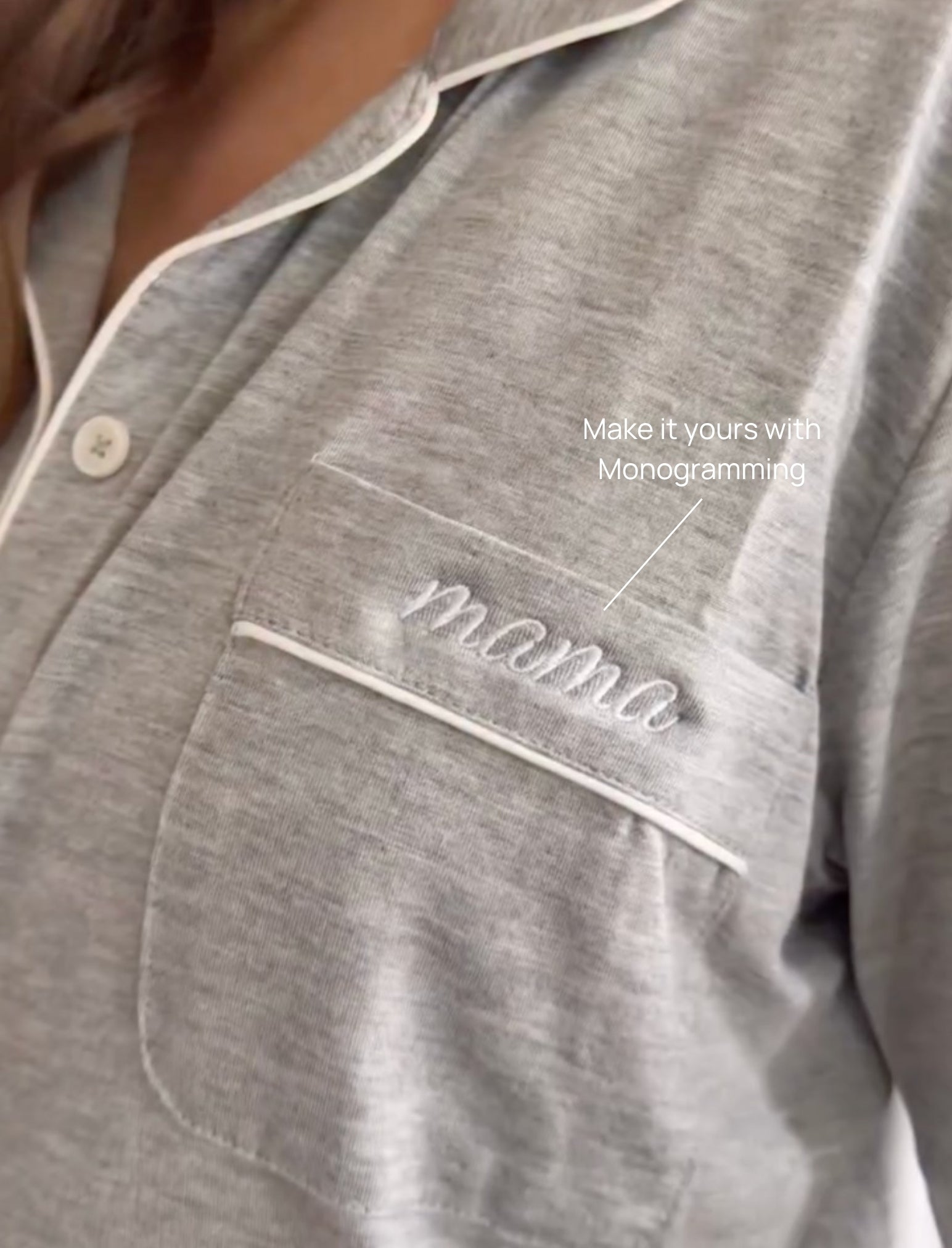 Kate Modal Soft Full Length PJ Set