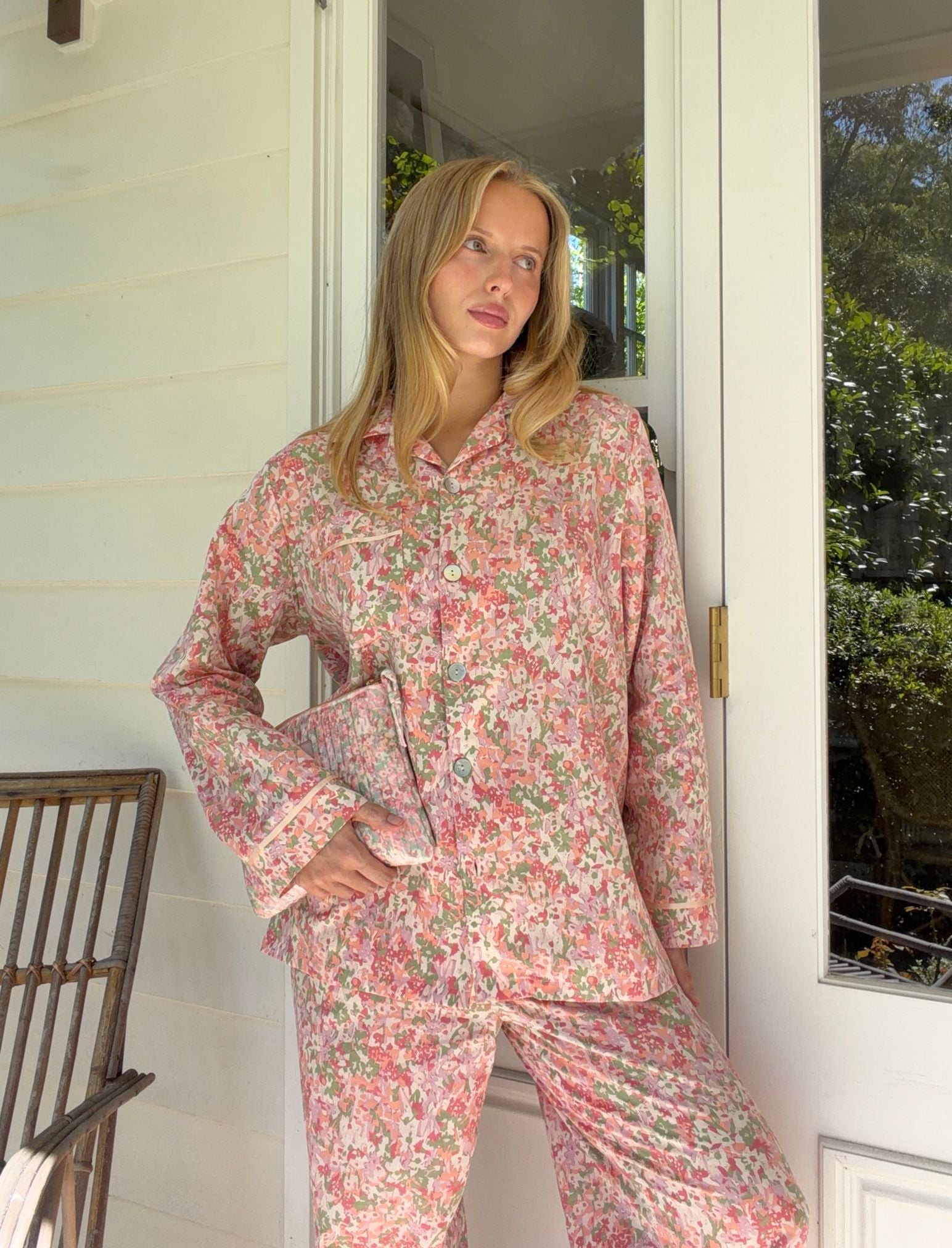 Carly Floral Full Length PJ Set
