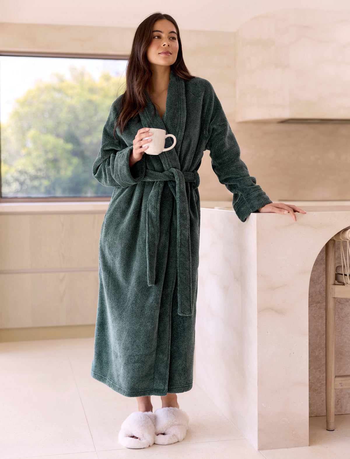 Long Plush Robe