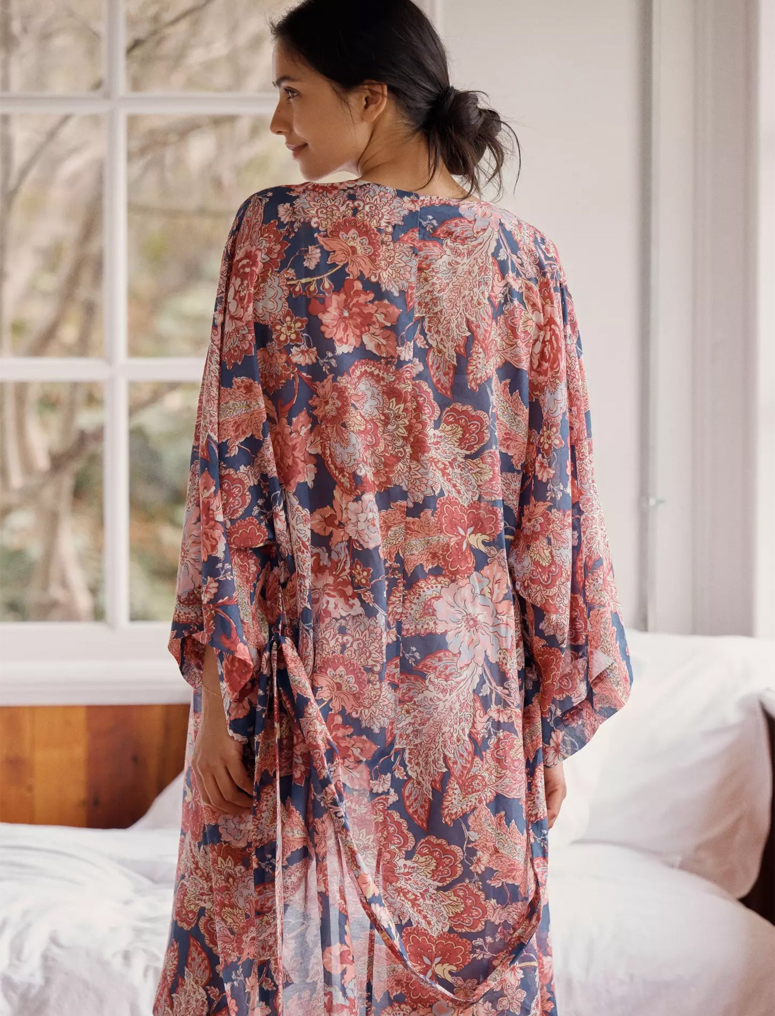 Ella Midi Kimono Robe
