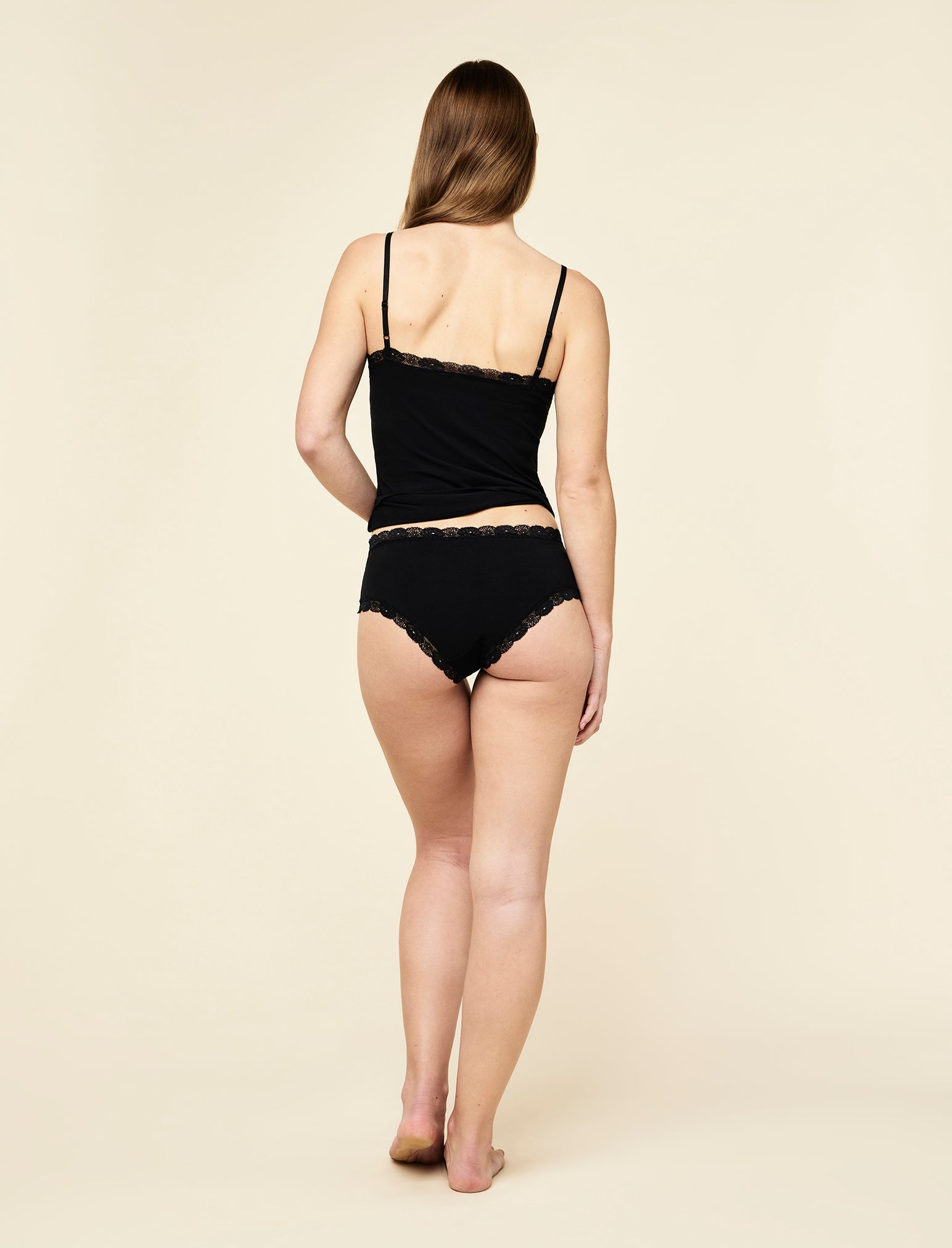 Ellie Lace Trim Boyshort Pantie