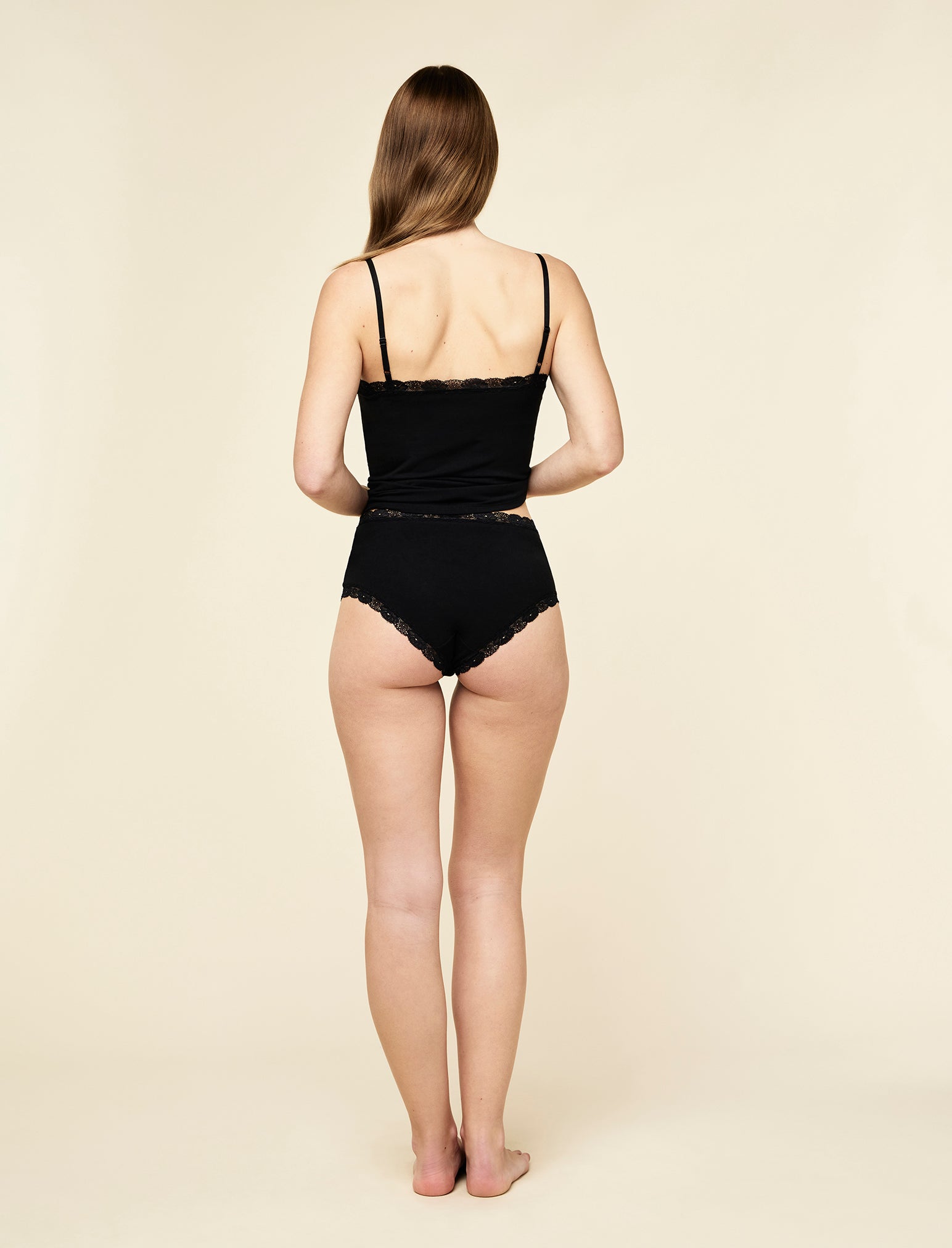 Ellie Lace Trim Highrise Pantie