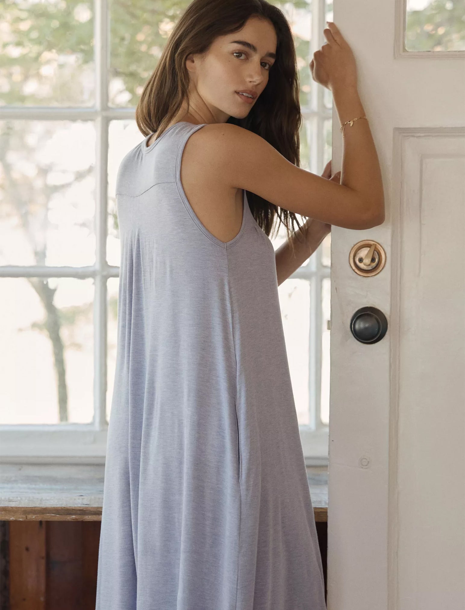 Kate Modal Soft Pleat Front Nightgown