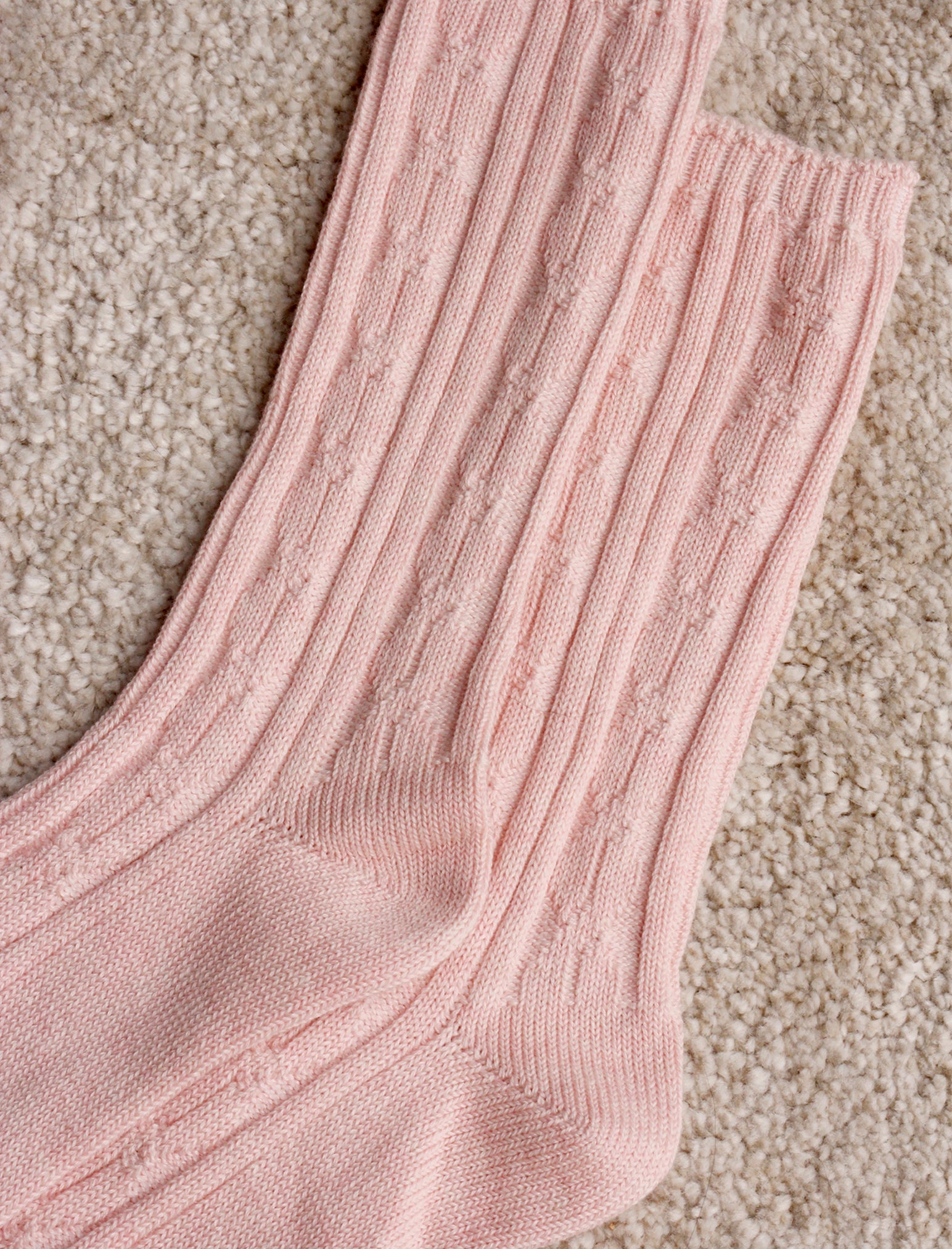 Cable Cotton Socks