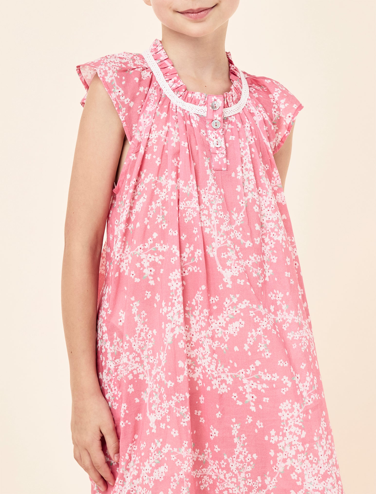 Girls Cheri Blossom Flutter Nightgown