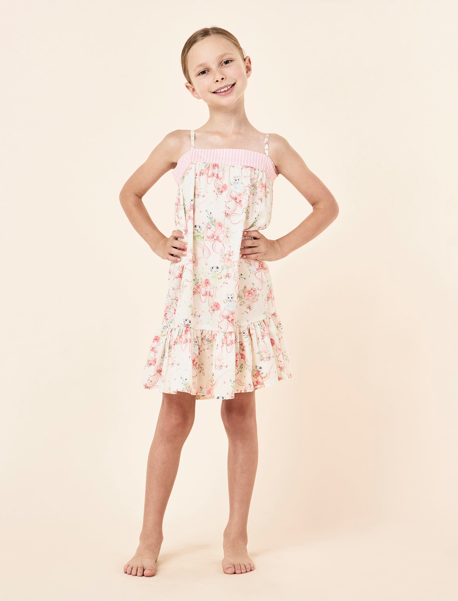 Claris The Mouse Kids Strappy Nightie
