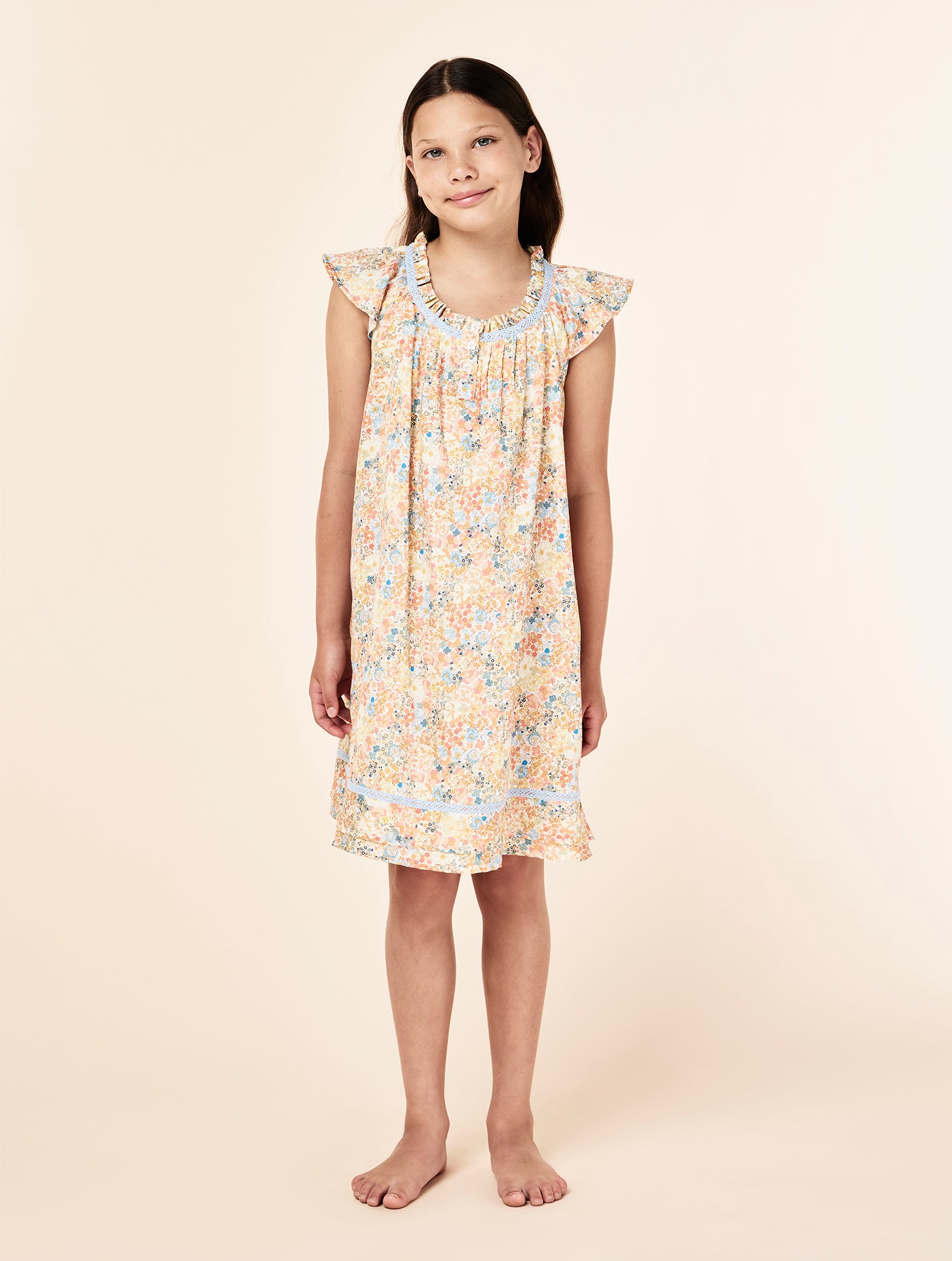 Kids Carly Floral Nightgown