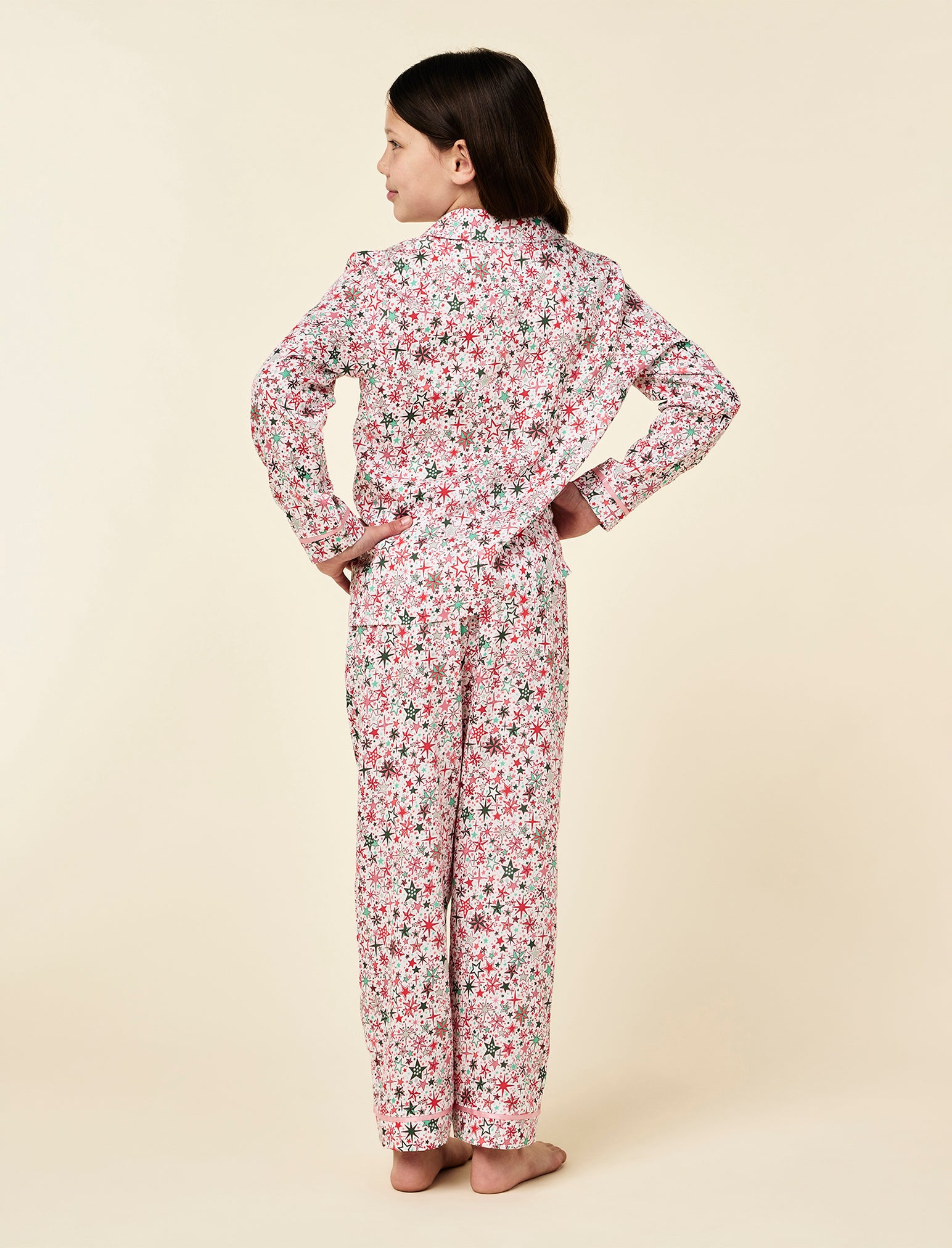 Christmas Stars Kids Full Length PJ Set