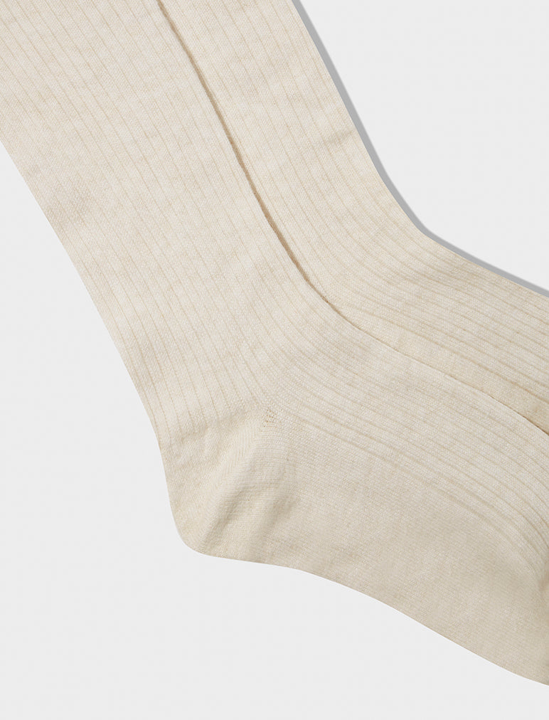 Organic Cotton Rib Socks