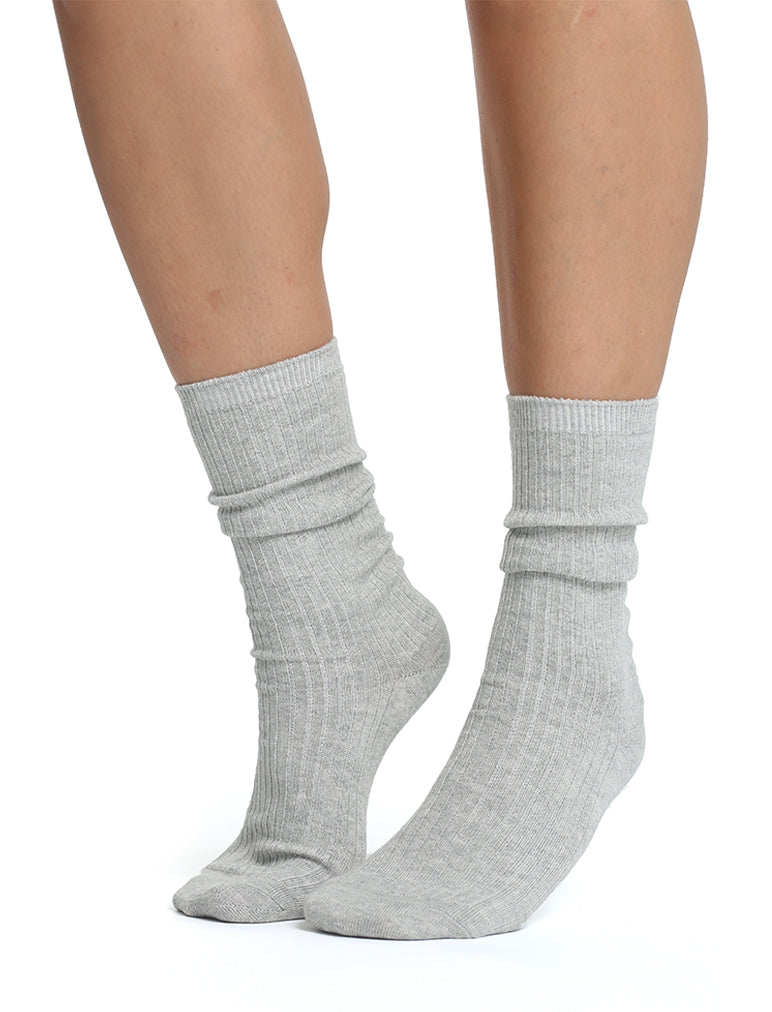 Organic Cotton Rib Socks