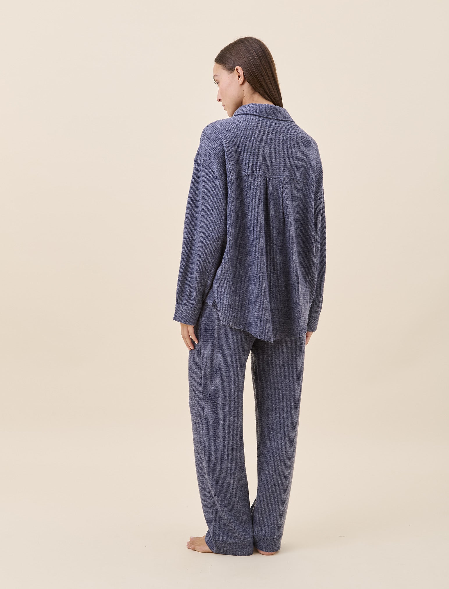 Super Soft Waffle Full Length PJ Set