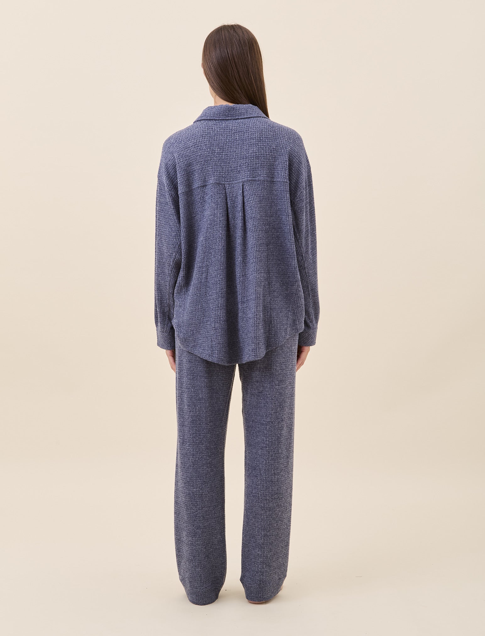 Super Soft Waffle Full Length PJ Set