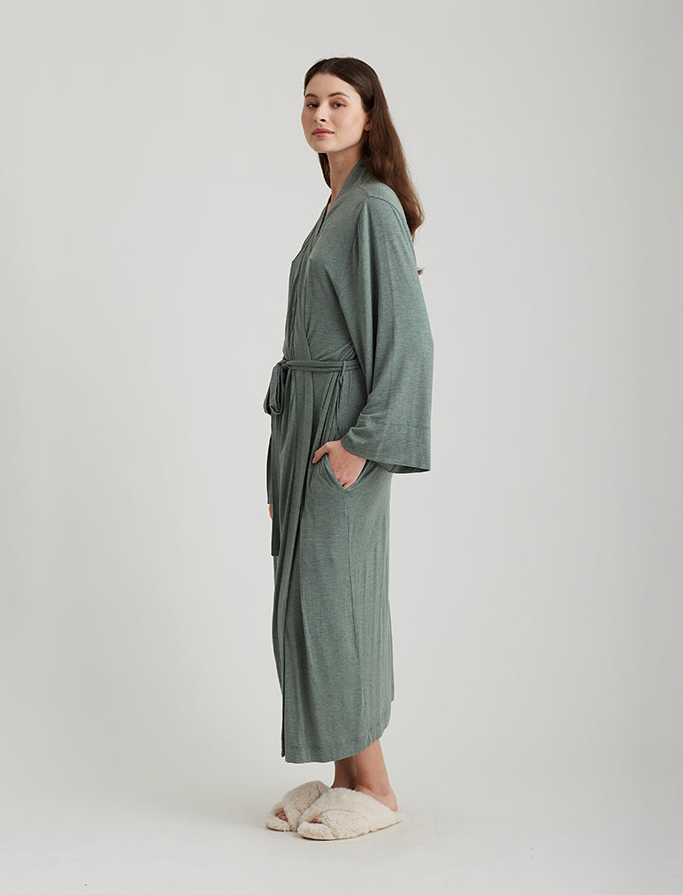Cotton-modal pyjamas LES INTEMPORELLES A02 grey fleck
