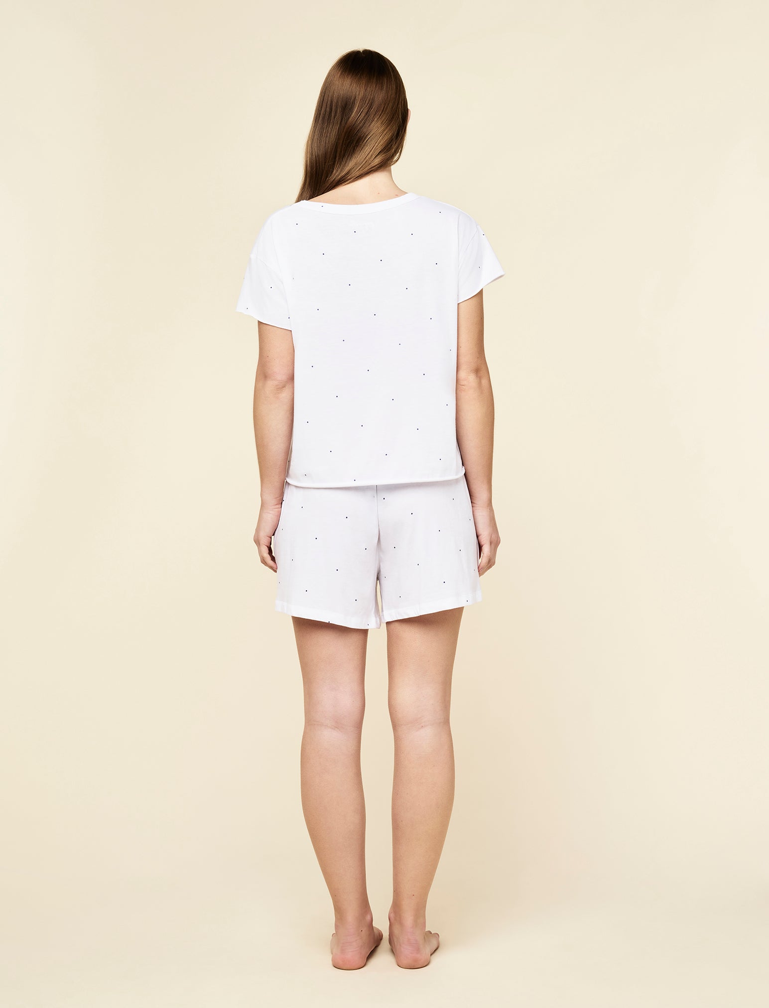 Jada Organic Cotton Knit Boxy Tee & Boxer