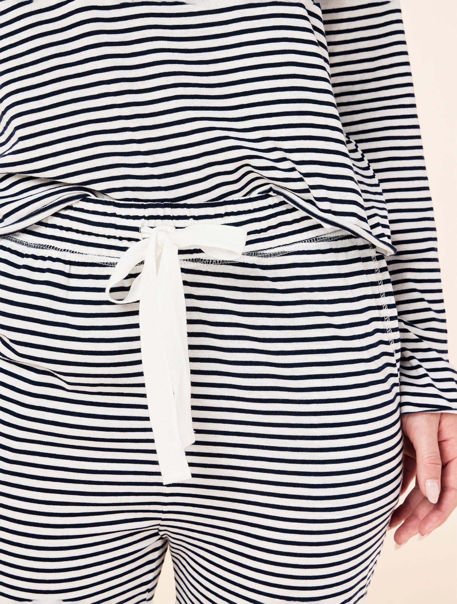 Jada Organic Cotton Boxy Long Sleeve Tee & Straight Leg Pant