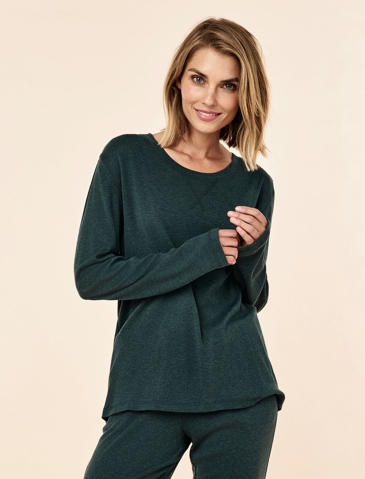 Pia Luxe Long Sleeve Top & Jogger Set