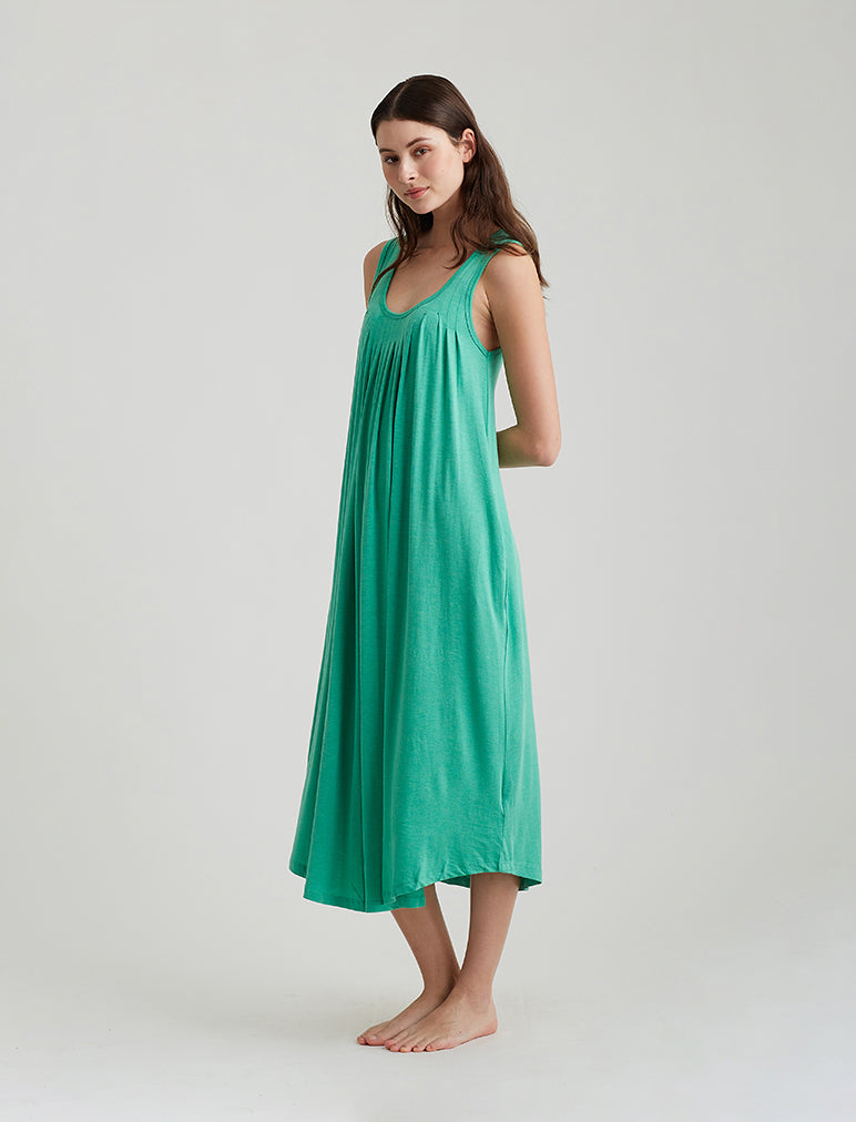 Kate Modal Soft Pleat Front Maxi Nightie