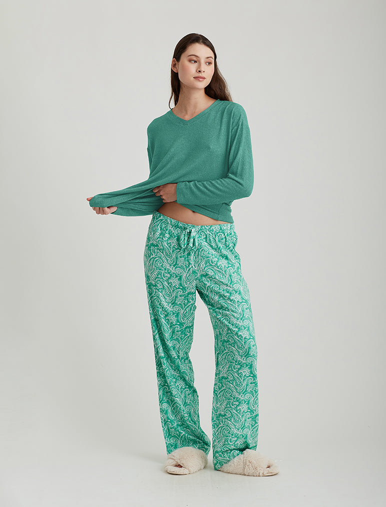 Sophia Cosy Pant and Feather Soft Top