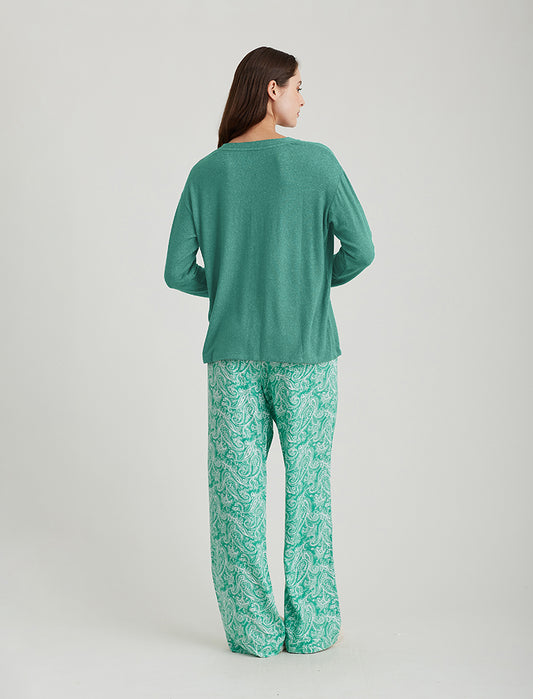 Sophia Cosy Pant and Feather Soft Top