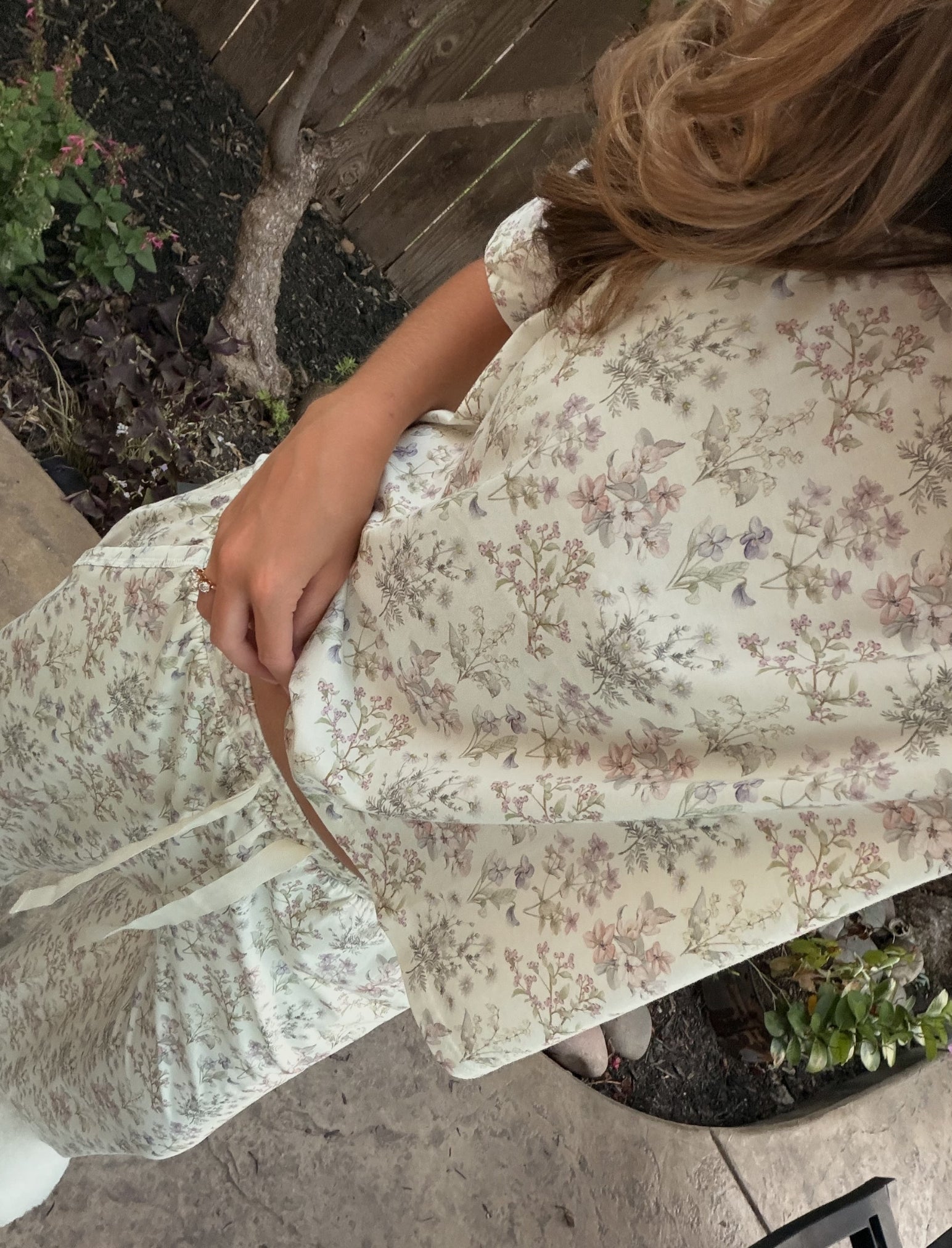 Floral Remedy Knit Boxy Tee