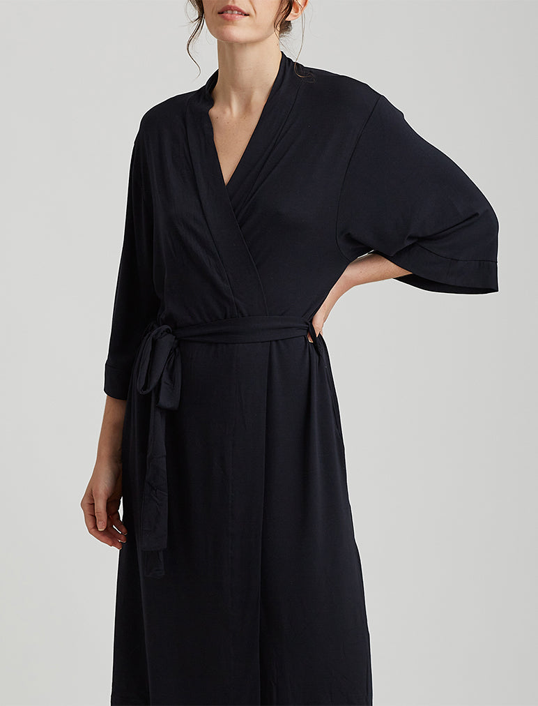 Papinelle  Modal Soft Kate Full Length PJ in Black – Papinelle