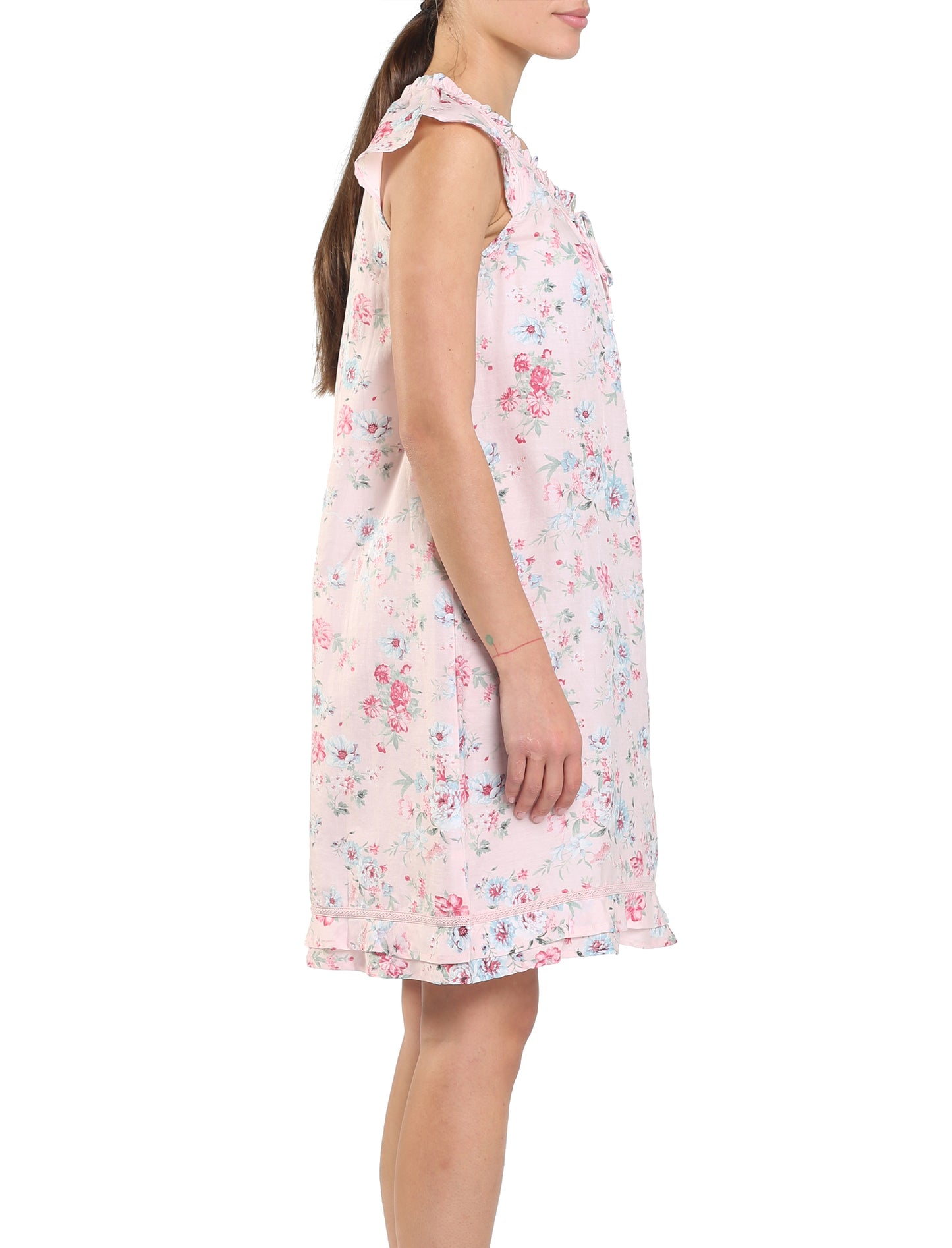 Celeste Cotton Silk Flutter Nightgown