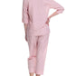 Classic Crop PJ in Pink