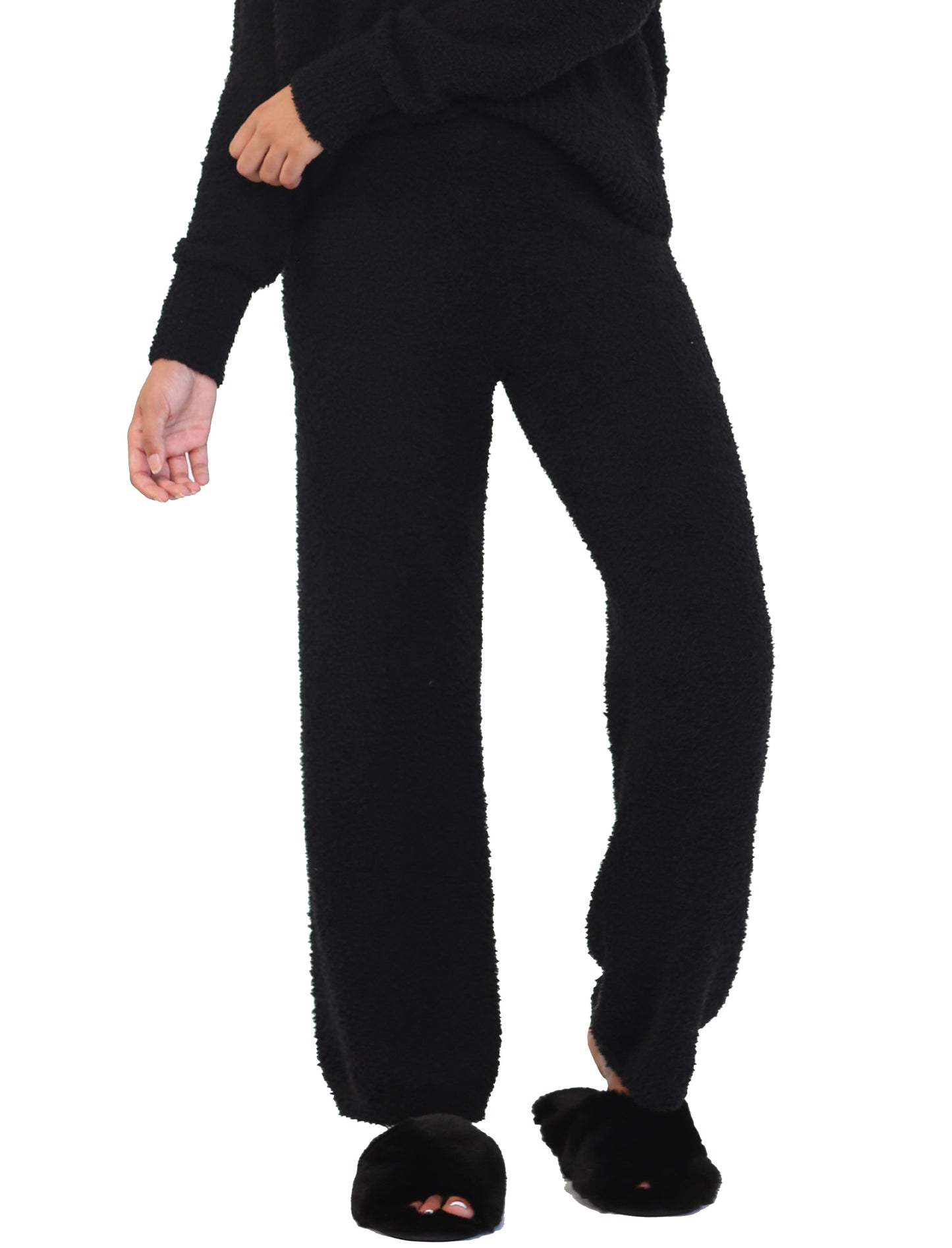 Cozy Knit Pant in Black