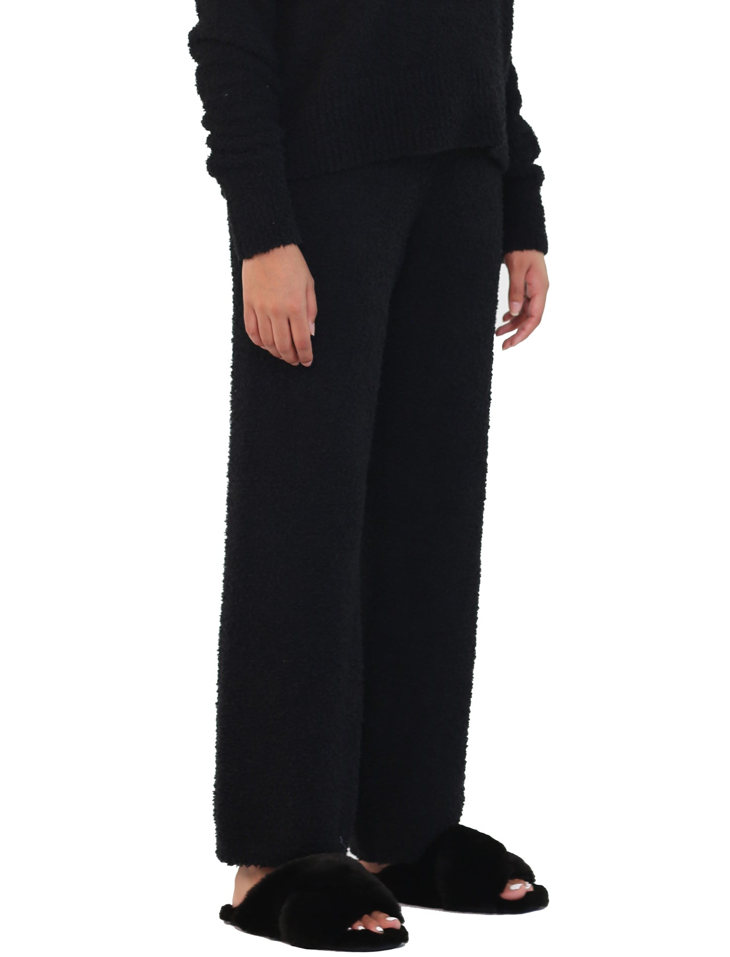 Cozy Knit Pant in Black