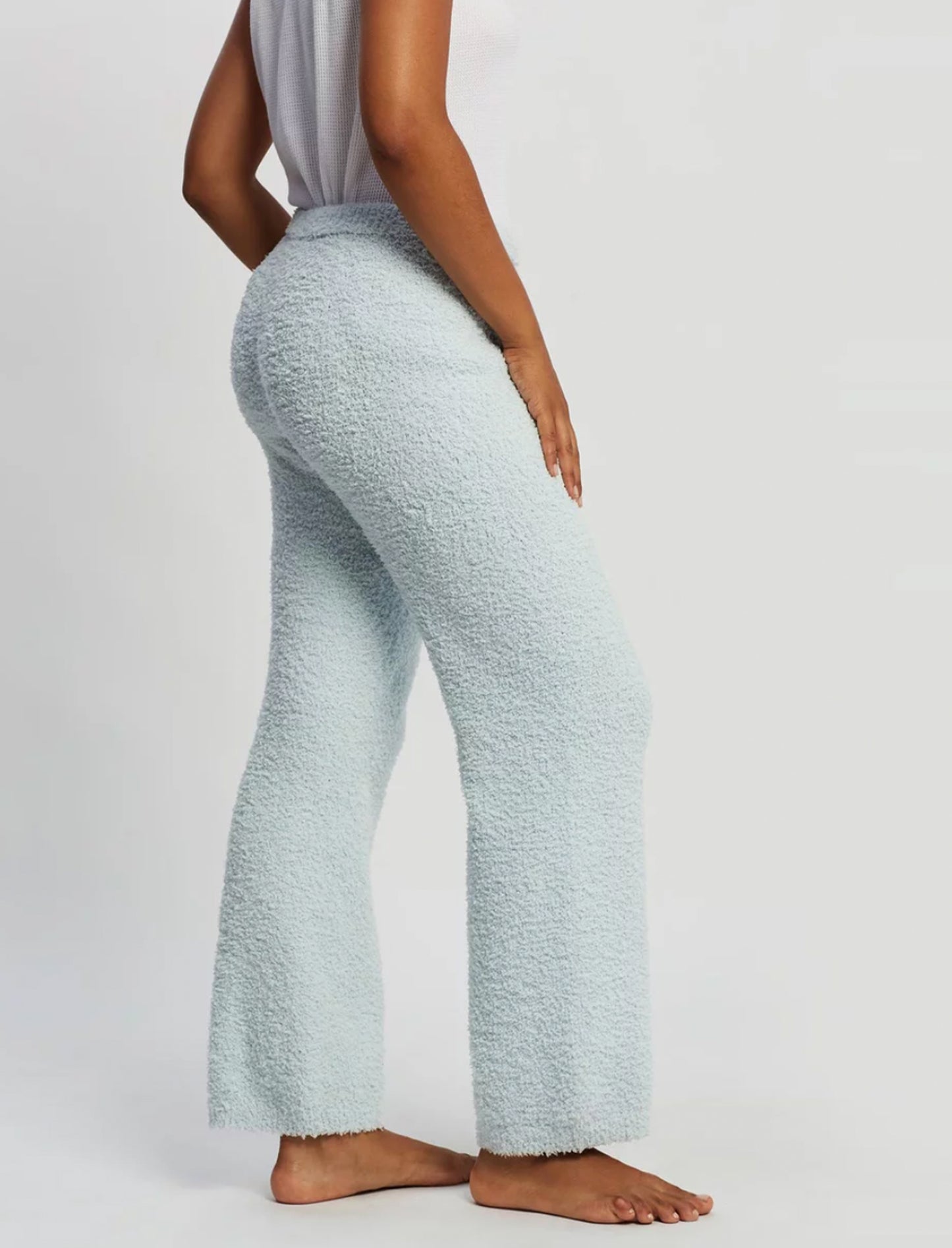 Cozy Knit Pant in Powder Blue