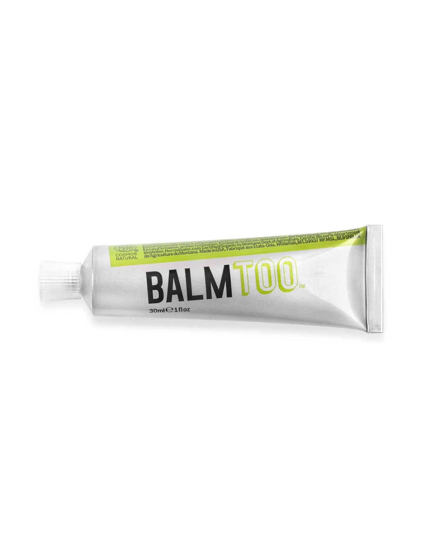 Hurraw BALMTOO Body Balm in Lemon Balm & Coconut Pulp