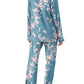 Jardin Cozy PJ in Deep Teal