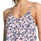 Libby Navy Cotton Sateen Cami and Boxer
