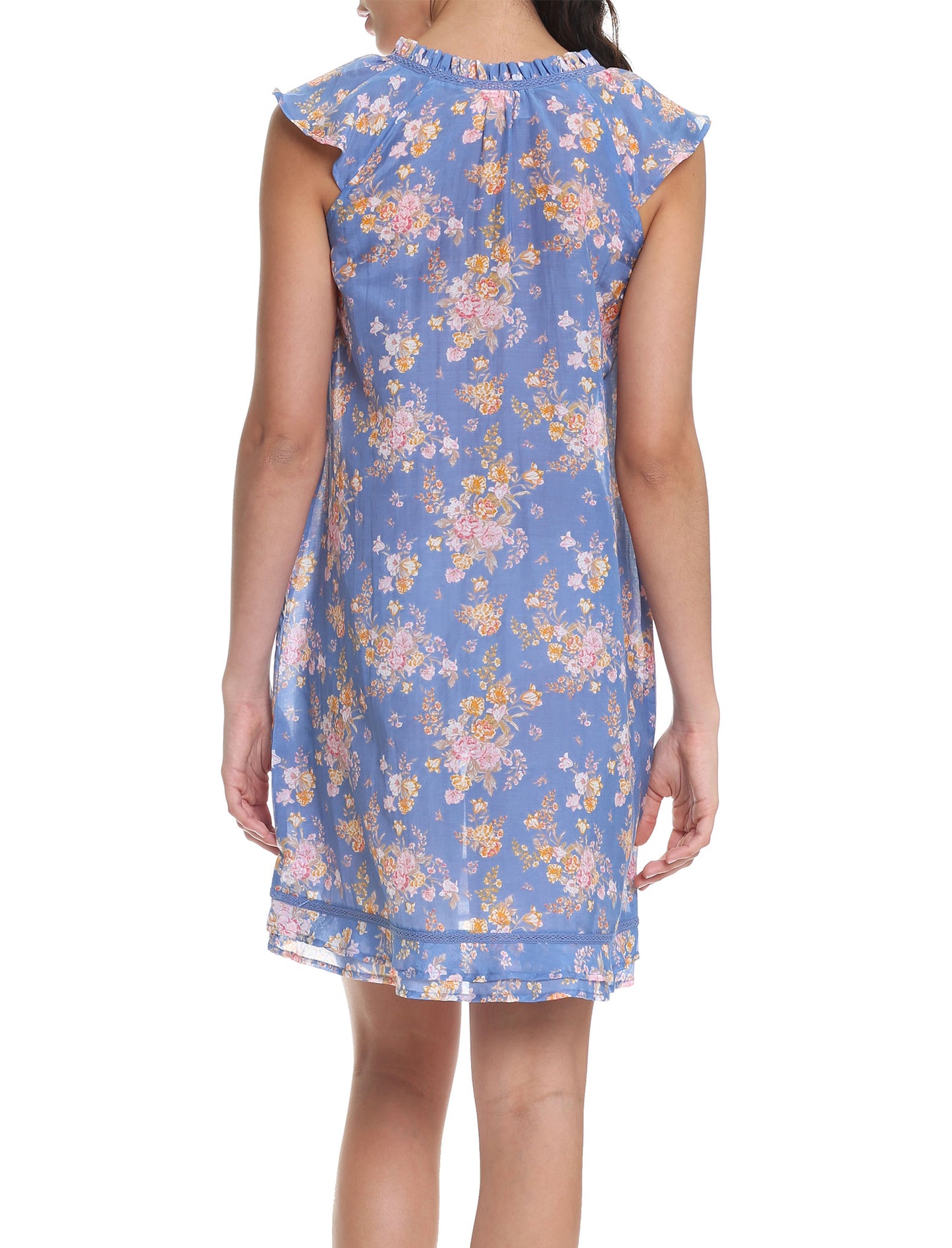 Lou Lou Bleu Flutter Nightgown