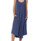 Modal Soft Pleat Front Maxi Nightgown