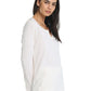 Organic Cotton Knit Henley in Ecru