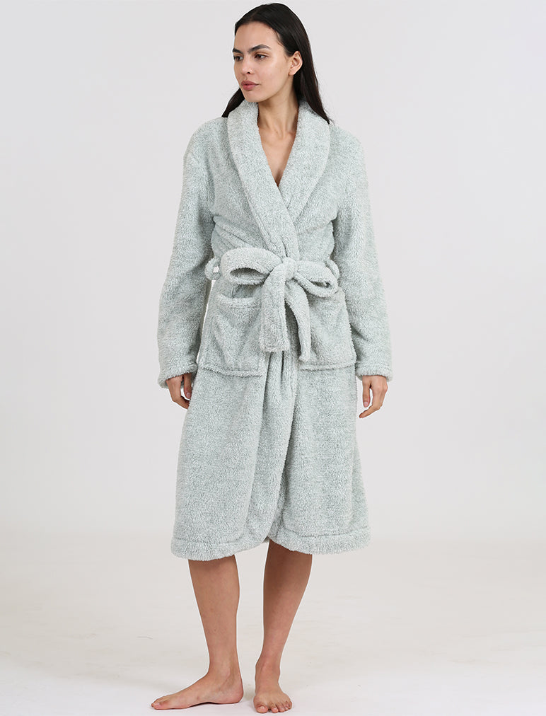 Cozy Plush Mid-Length Robe