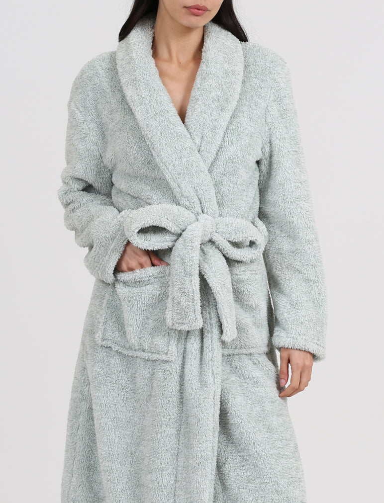 Cozy Plush Mid-Length Robe