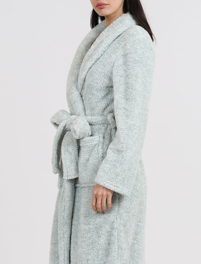 Cozy Plush Mid-Length Robe