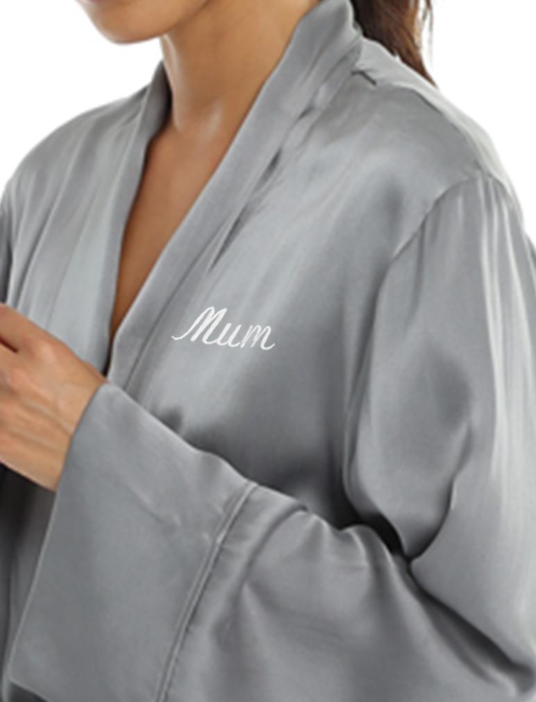 Audrey Silk Long Robe
