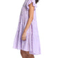 Potager Lilac Flutter Panel Dress
