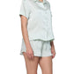 Washable Silk Hearts Boxer PJ in Sage