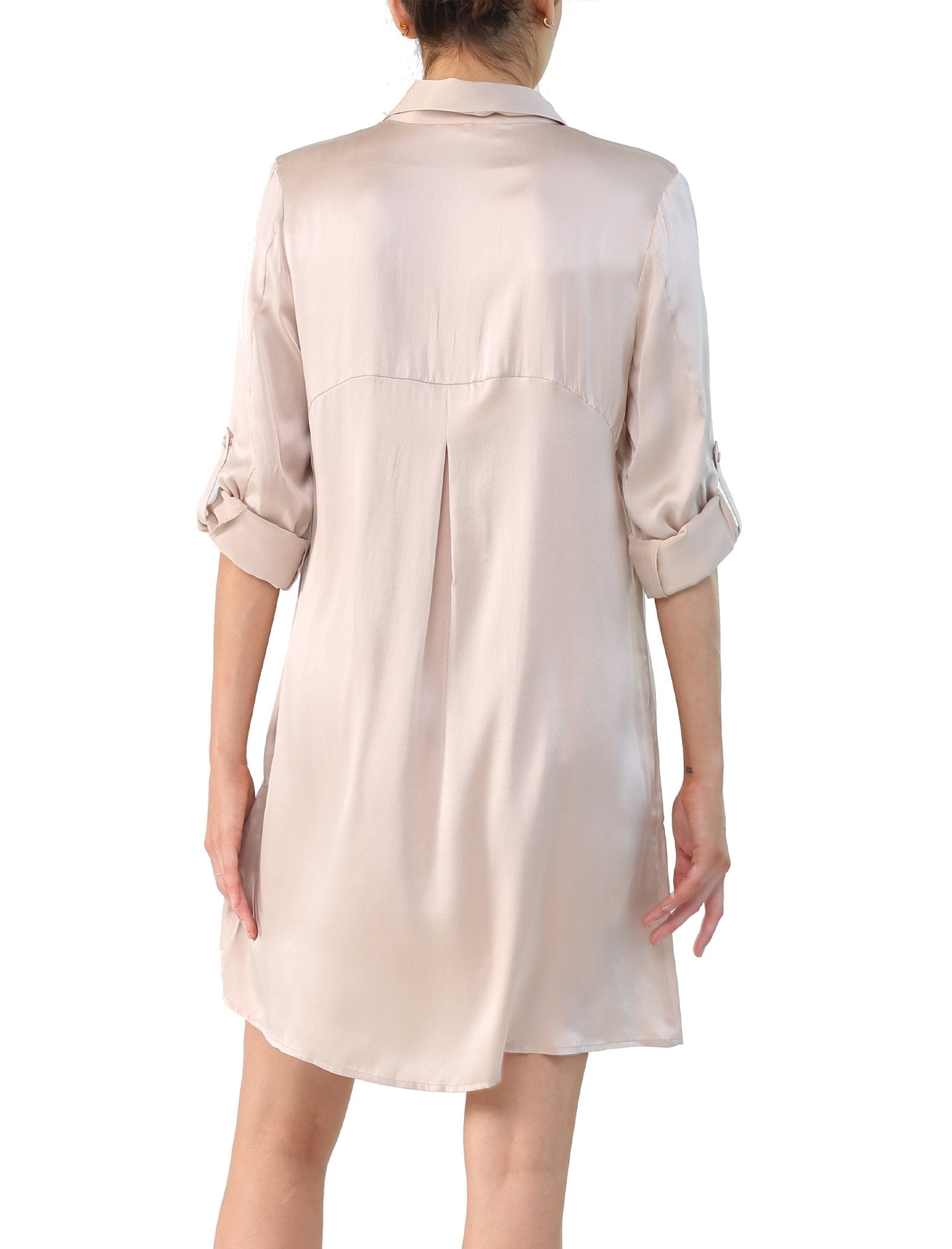 Washable Silk Nightshirt Romance Papinelle Sleepwear US