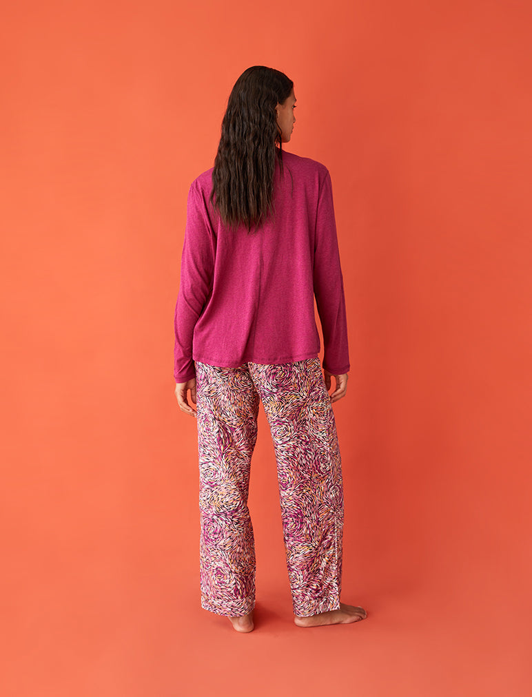 Wild Yam Pant and Organic Cotton LS Top