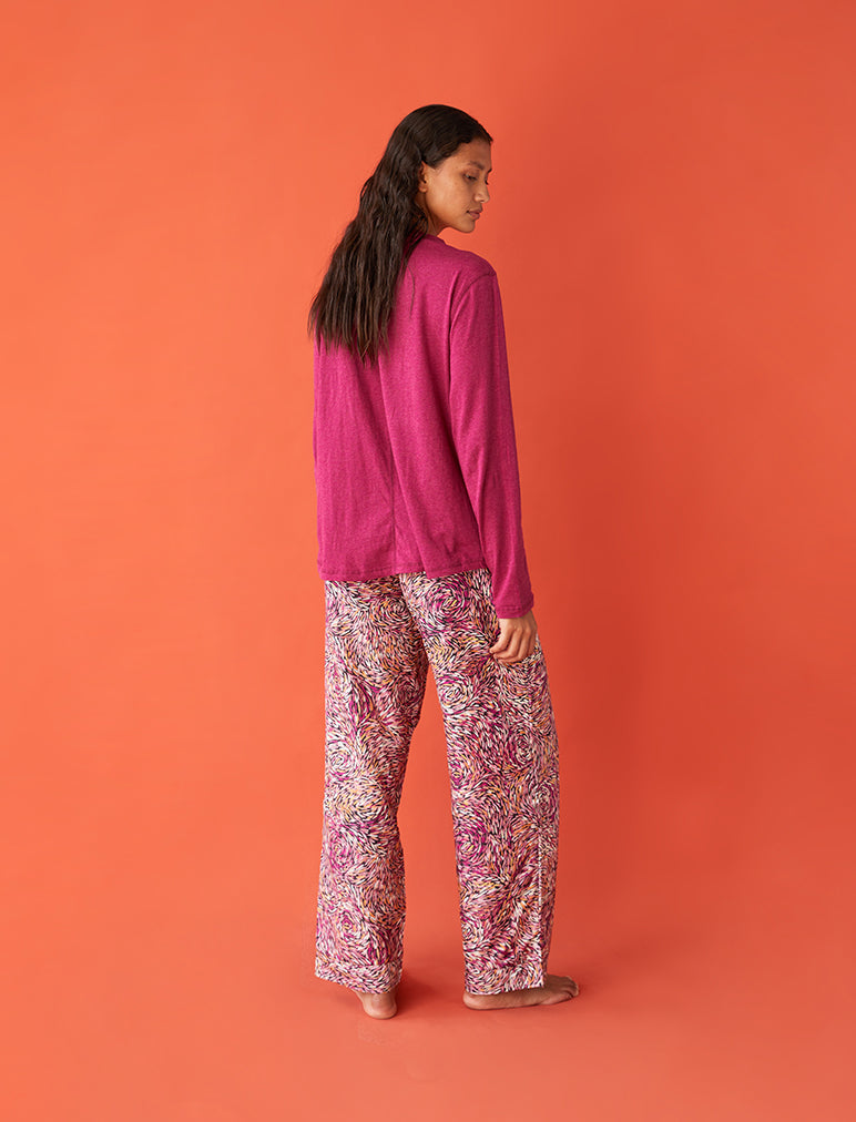 Wild Yam Pant and Organic Cotton LS Top