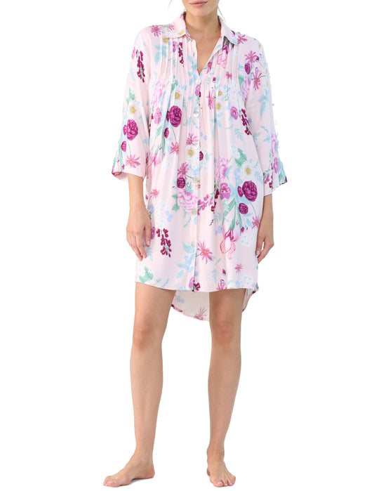 Violaine Pink Cozy Nightshirt